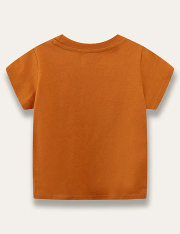 Brown Leopard Print T-shirt - Mini Taylor